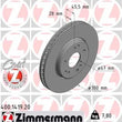 Load image into Gallery viewer, Zimmermann Coated Brake Disc 1419 fits 1990-1993 Mercedes-Benz 300SL / 1990-1993 Mercedes-Benz 500E / 1990-1994 Mercedes-B...