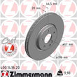 Load image into Gallery viewer, Zimmermann Coated Brake Disc 1436 fits 1996-1997 Mercedes-Benz C36 Amg