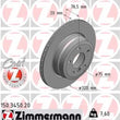 Load image into Gallery viewer, Zimmermann Coated Brake Disc 150-3450-20 fits 2007-2019 BMW X5 / 2008-2019 BMW X6
