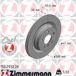Load image into Gallery viewer, Zimmermann Coated Brake Disc 150.2932.20 fits 2016-2024 BMW / Mini / 2021-2024 BMW 228I Gran / 2020-2024 BMW 228I xDrive /...