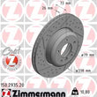 Load image into Gallery viewer, Zimmermann Coated Brake Disc 150.2935.20 fits 2006-2013 BMW 128I / 325I / 328I / 330I