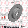 Load image into Gallery viewer, Zimmermann Coated Brake Disc 150.3484.20 fits 2011-2016 BMW 528I / 2012-2016 BMW 528I xDrive / 2014-2016 BMW 535D / 2014-2...
