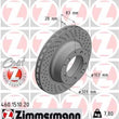 Load image into Gallery viewer, Zimmermann Coated Brake Disc 1510 fits 1986-1989 Porsche 911 / 930 / 1978-1979 Porsche 930