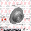Load image into Gallery viewer, Zimmermann Coated Brake Disc 1517 fits 1987-1989 Porsche 944