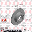 Load image into Gallery viewer, Zimmermann Coated Brake Disc 1518 fits 1987-1989 Porsche 944