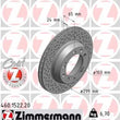 Load image into Gallery viewer, Zimmermann Coated Brake Disc 1522 fits 1995-1998 Porsche 911
