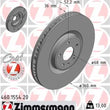Load image into Gallery viewer, Zimmermann Coated Brake Disc 1554 fits 2015-2018 Porsche Macan