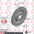 Load image into Gallery viewer, Zimmermann Coated Brake Disc 1556 fits 2015-2018 Porsche Macan