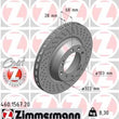 Load image into Gallery viewer, Zimmermann Coated Brake Disc 1567 fits 1996-1998 Porsche 911 / 1998 Porsche 911 Carrera / 1996-1998 Porsche 911 Carrera S ...