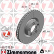 Load image into Gallery viewer, Zimmermann Coated Brake Disc 1575 fits 2008 Porsche Cayenne Turbo / 2007-2010 Volkswagen Touareg / 2008 Volkswagen Touareg
