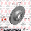 Load image into Gallery viewer, Zimmermann Coated Brake Disc 1582 fits 2010-2020 Porsche Panamera
