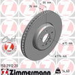 Load image into Gallery viewer, Zimmermann Coated Brake Disc 2912 fits 2009-2017 BMW 550I / 550I GT / 550I GT xDrive / 750I / 750I xDrive / 750LI / 750LI ...