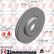 Load image into Gallery viewer, Zimmermann Coated Brake Disc 2913 fits 2009-2017 BMW 550I / 550I GT / 550I GT xDrive / 750I / 750I xDrive / 750LI / 750LI ...