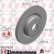 Load image into Gallery viewer, Zimmermann Coated Brake Disc 2916 fits 2009-2019 BMW 550I / 550I GT / 550I GT xDrive / 750I / 750I xDrive / 750LI / 750LI ...