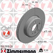 Load image into Gallery viewer, Zimmermann Coated Brake Disc 2919 fits 2012-2020 BMW 320I / 320I xDrive / 328I / 328I GT xDrive / 328I xDrive / 330E / 330...