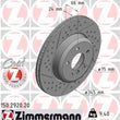Load image into Gallery viewer, Zimmermann Coated Brake Disc 2920 fits 2012-2020 BMW 320I / 320I xDrive / 328D / 328I / 328I GT xDrive / 328I xDrive / 330...