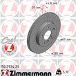 Load image into Gallery viewer, Zimmermann Coated Brake Disc 2924 fits 2014-2021 BMW I3 / 2018-2021 BMW I3S