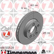 Load image into Gallery viewer, Zimmermann Coated Brake Disc 3225 fits 2004-2010 Porsche Cayenne / 2004-2017 Volkswagen Touareg / 2015 Volkswagen Touareg ...