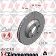 Load image into Gallery viewer, Zimmermann Coated Brake Disc 3227 fits 2004-2015 Audi Q7 / 2003-2010 Porsche Cayenne / 2008-2010 Porsche Cayenne GTS / 200...