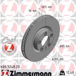Load image into Gallery viewer, Zimmermann Coated Brake Disc 3248 fits 2011-2018 Porsche Cayenne S / 2013-2016 Porsche Cayenne Diesel / 2014 Porsche Cayen...