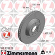 Load image into Gallery viewer, Zimmermann Coated Brake Disc 3318 fits 2006-2011 Audi A6 / 2005-2011 Audi A6 Quattro