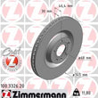 Load image into Gallery viewer, Zimmermann Coated Brake Disc 3326 fits 2004-2009 Audi S4