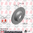 Load image into Gallery viewer, Zimmermann Coated Brake Disc 3328 fits 2008-2015 Audi TT / TT Quattro