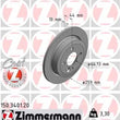 Load image into Gallery viewer, Zimmermann Coated Brake Disc 3401 fits 2002-2007 Mini Cooper