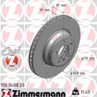 Load image into Gallery viewer, Zimmermann Coated Brake Disc 3408 fits 2002-2005 BMW 745I / 745LI / 2006-2008 BMW 750I / 750LI / 2004-2006 BMW 760I / 2003...