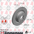 Load image into Gallery viewer, Zimmermann Coated Brake Disc 3426 fits 2006-2013 BMW 325I / 328I