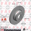 Load image into Gallery viewer, Zimmermann Coated Brake Disc 3428 fits 2006 BMW 330I / 330XI