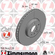 Load image into Gallery viewer, Zimmermann Coated Brake Disc 3442 fits 2002-2006 BMW X5