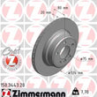 Load image into Gallery viewer, Zimmermann Coated Brake Disc 3443 fits 2002-2006 BMW X5