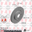Load image into Gallery viewer, Zimmermann Coated Brake Disc 3444 fits 2007-2015 Mini Cooper