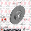 Load image into Gallery viewer, Zimmermann Coated Brake Disc 3447 fits 2007-2018 BMW X5 / 2011-2019 BMW X6