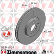 Load image into Gallery viewer, Zimmermann Coated Brake Disc 3449 fits 2011-2018 BMW X5 / 2008-2019 BMW X6