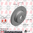 Load image into Gallery viewer, Zimmermann Coated Brake Disc 3464 fits 2008-2013 BMW 135I / 135IS