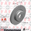 Load image into Gallery viewer, Zimmermann Coated Brake Disc 3465 fits 2008-2013 BMW 135I / 135IS