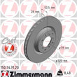 Load image into Gallery viewer, Zimmermann Coated Brake Disc 3471 fits 2001-2006 BMW M3