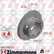 Load image into Gallery viewer, Zimmermann Coated Brake Disc 3605 fits 2003-2006 Dodge Sprinter 3500