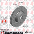 Load image into Gallery viewer, Zimmermann Coated Brake Disc 3606 fits 2000-2006 Mercedes-Benz CL500 / 2000-2002 Mercedes-Benz S430 / S500
