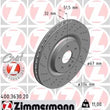 Load image into Gallery viewer, Zimmermann Coated Brake Disc 3630 fits 1999-2002 Mercedes-Benz SL500 / SL600