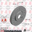 Load image into Gallery viewer, Zimmermann Coated Brake Disc 3632 fits 2006-2009 Mercedes-Benz E350 / 2007-2009 Mercedes-Benz E550 / 2003-2006 Mercedes-Be...