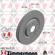 Load image into Gallery viewer, Zimmermann Coated Brake Disc 3647 fits 1999-2002 Mercedes-Benz SL500 / SL600
