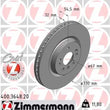 Load image into Gallery viewer, Zimmermann Coated Brake Disc 3648 fits 2007-2009 Mercedes-Benz ML320 / 2006-2011 Mercedes-Benz ML350 / 2010 2011 Mercedes-...