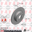 Load image into Gallery viewer, Zimmermann Coated Brake Disc 3656 fits 2012-2015 Mercedes-Benz C250 / 2008-2012 Mercedes-Benz C300