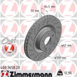 Load image into Gallery viewer, Zimmermann Coated Brake Disc 3658 fits 2007-2014 Mercedes-Benz CL550 / 2007-2014 Mercedes-Benz CL600 / 2010-2013 Mercedes-...