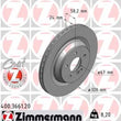 Load image into Gallery viewer, Zimmermann Coated Brake Disc 3661 fits 2007-2014 Mercedes-Benz CL550 / 2007-2014 Mercedes-Benz CL600 / 2010-2013 Mercedes-...