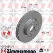 Load image into Gallery viewer, Zimmermann Coated Brake Disc 3664 fits 2013-2014 Mercedes-Benz C300 / 2008-2015 Mercedes-Benz C350 / 2014-2016 Mercedes-Be...