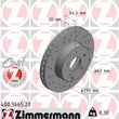 Load image into Gallery viewer, Zimmermann Coated Brake Disc 3665 fits 2012-2015 Mercedes-Benz C250 / 2008-2012 Mercedes-Benz C300